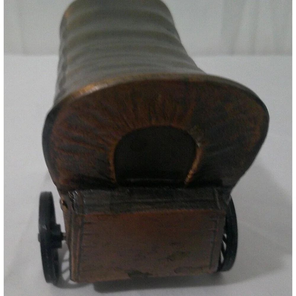 Vintage Merchants Bank Covered Wagon Coin Bank Banthrico Inc. USA